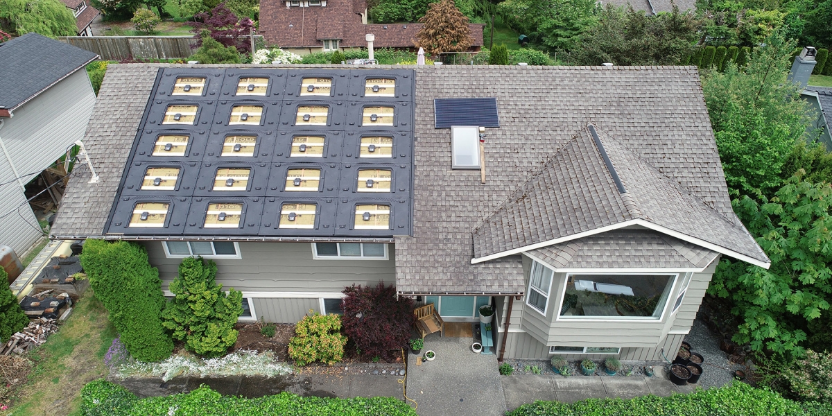 Vancouver Island Residental Solar Power Project Royston BC